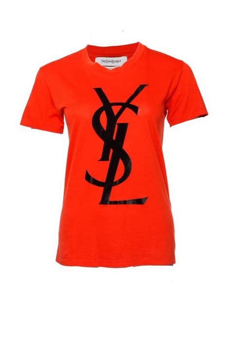 ysl velvet logo tee shirt|ysl graphic tees.